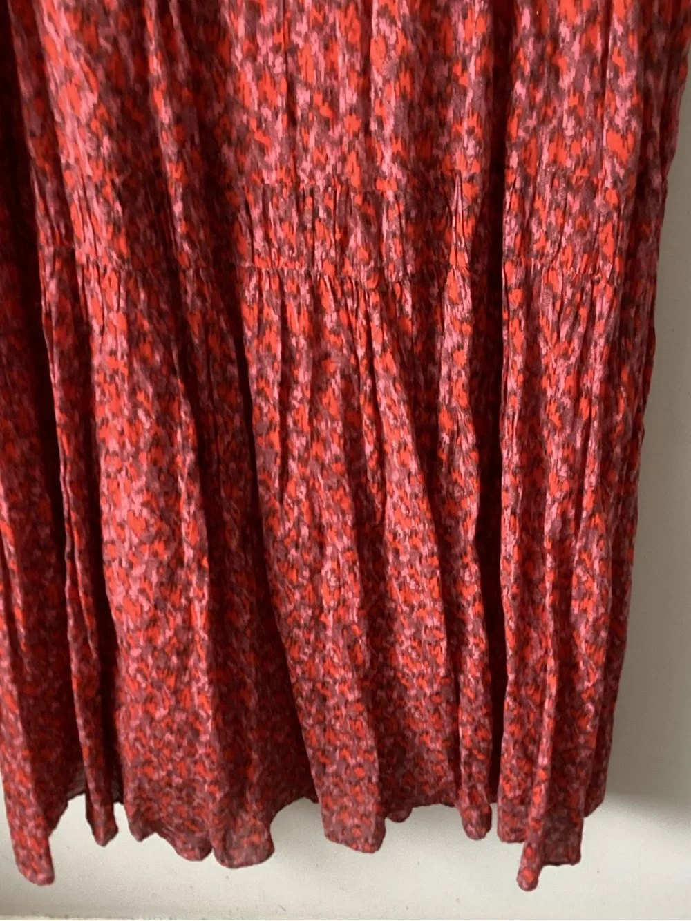 Joie Red Floral Maxi Dress - Picture 4 of 8